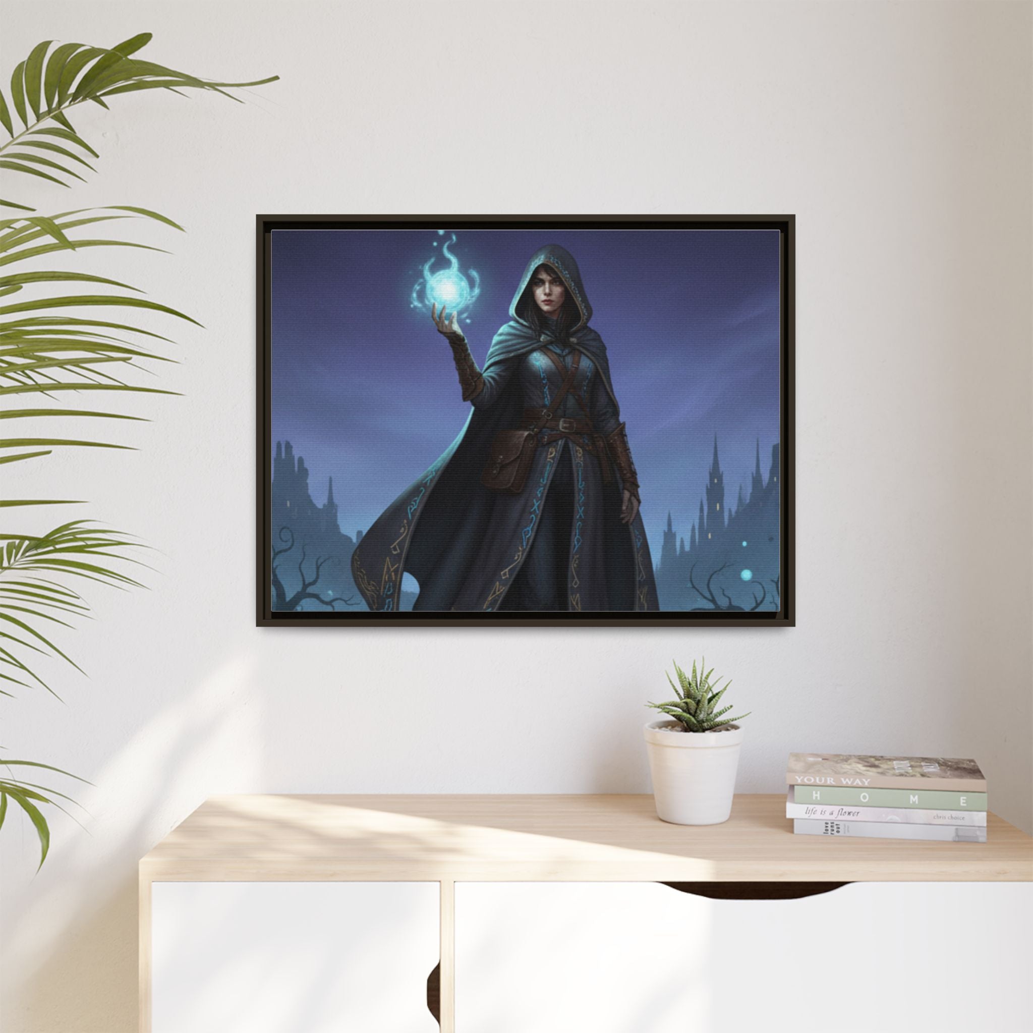 Framed Matte Canvas Wall Art