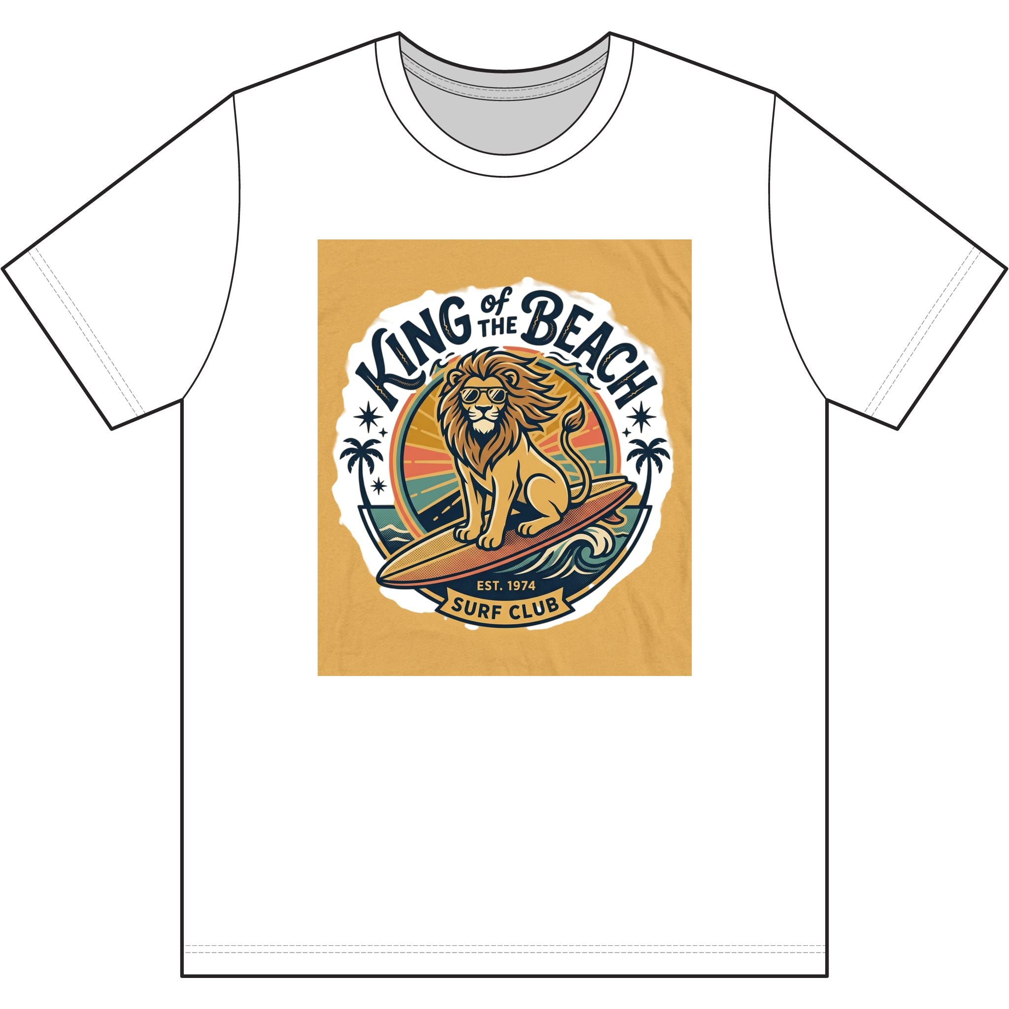 King of the Beach Surf Club T-Shirt