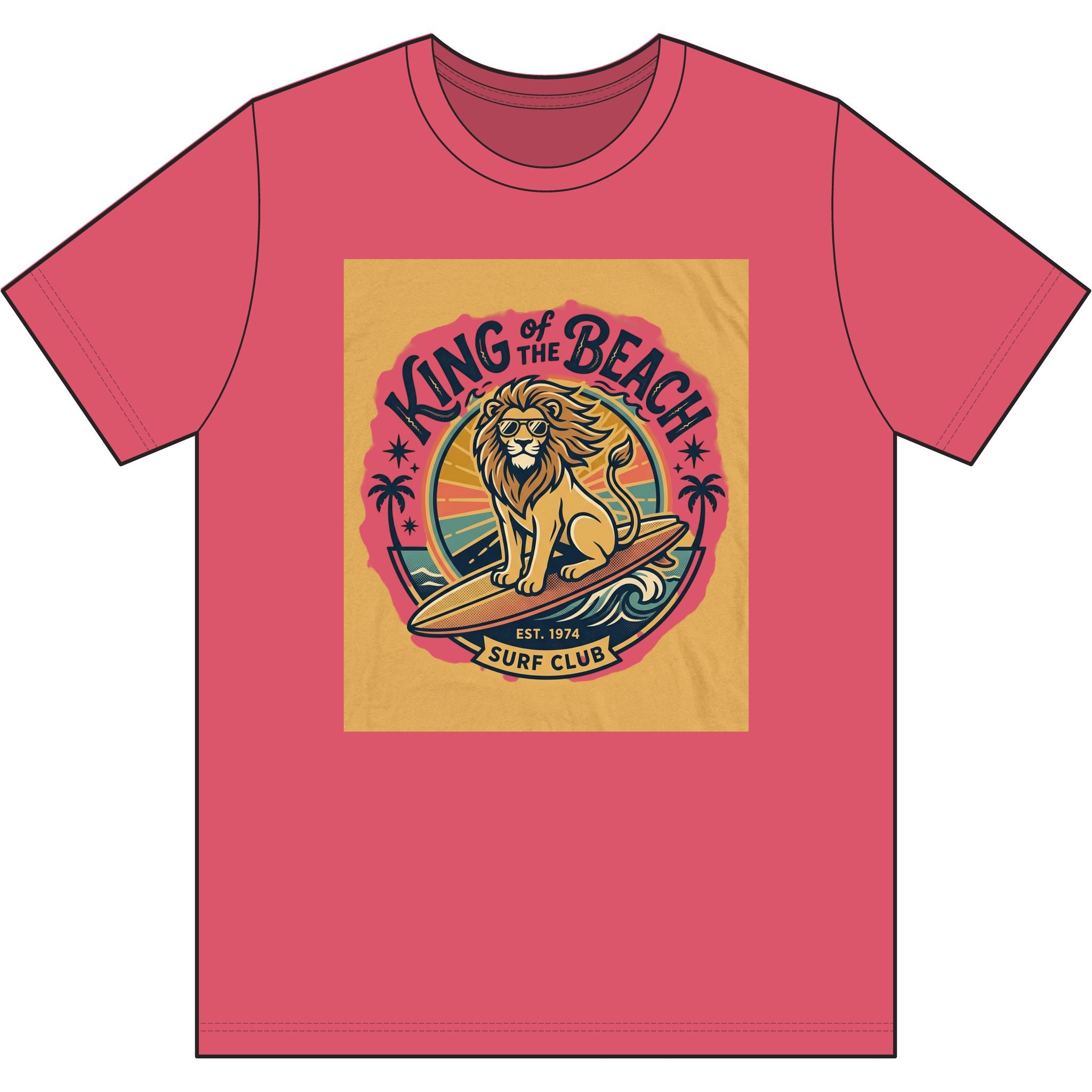 King of the Beach Surf Club T-Shirt