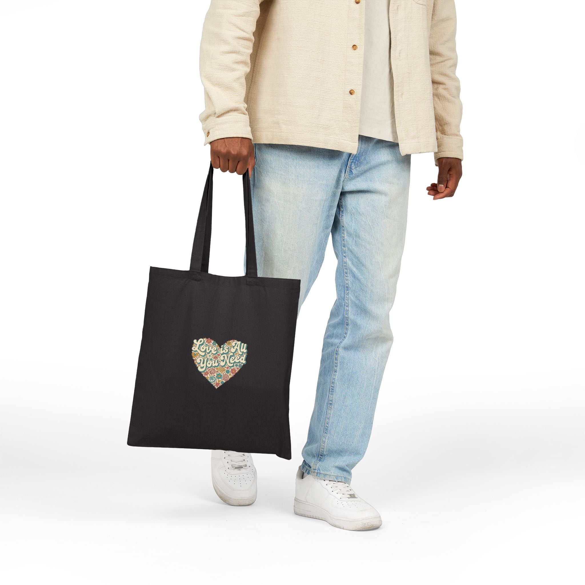 Retro Tote 'Love You'