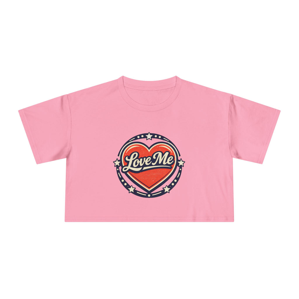 Love Me Heart Crop Tee — Women's Crop Top