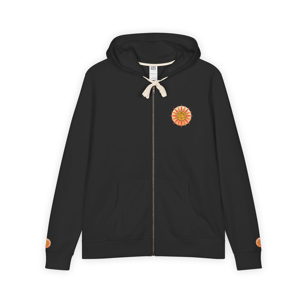 Sun Face Zip Hoodie