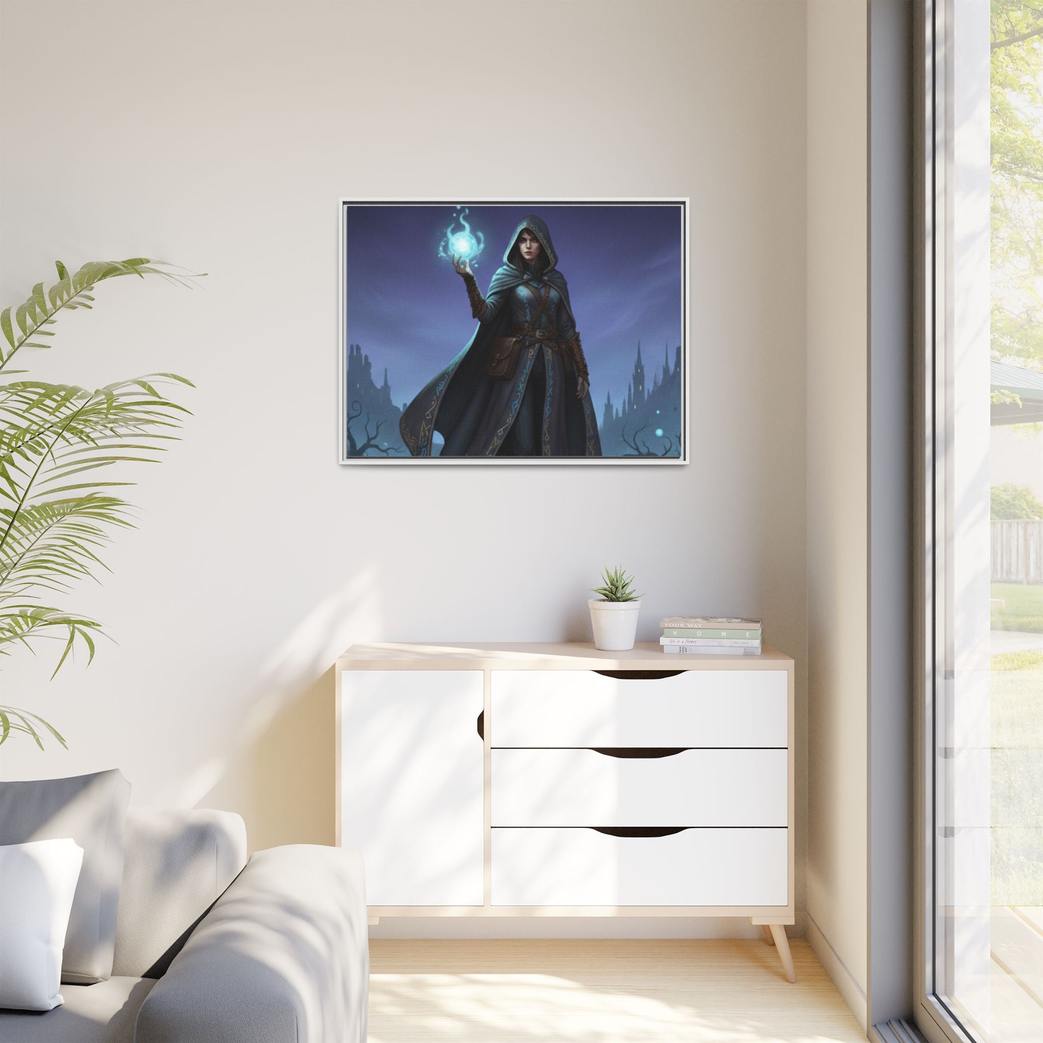 Framed Matte Canvas Wall Art