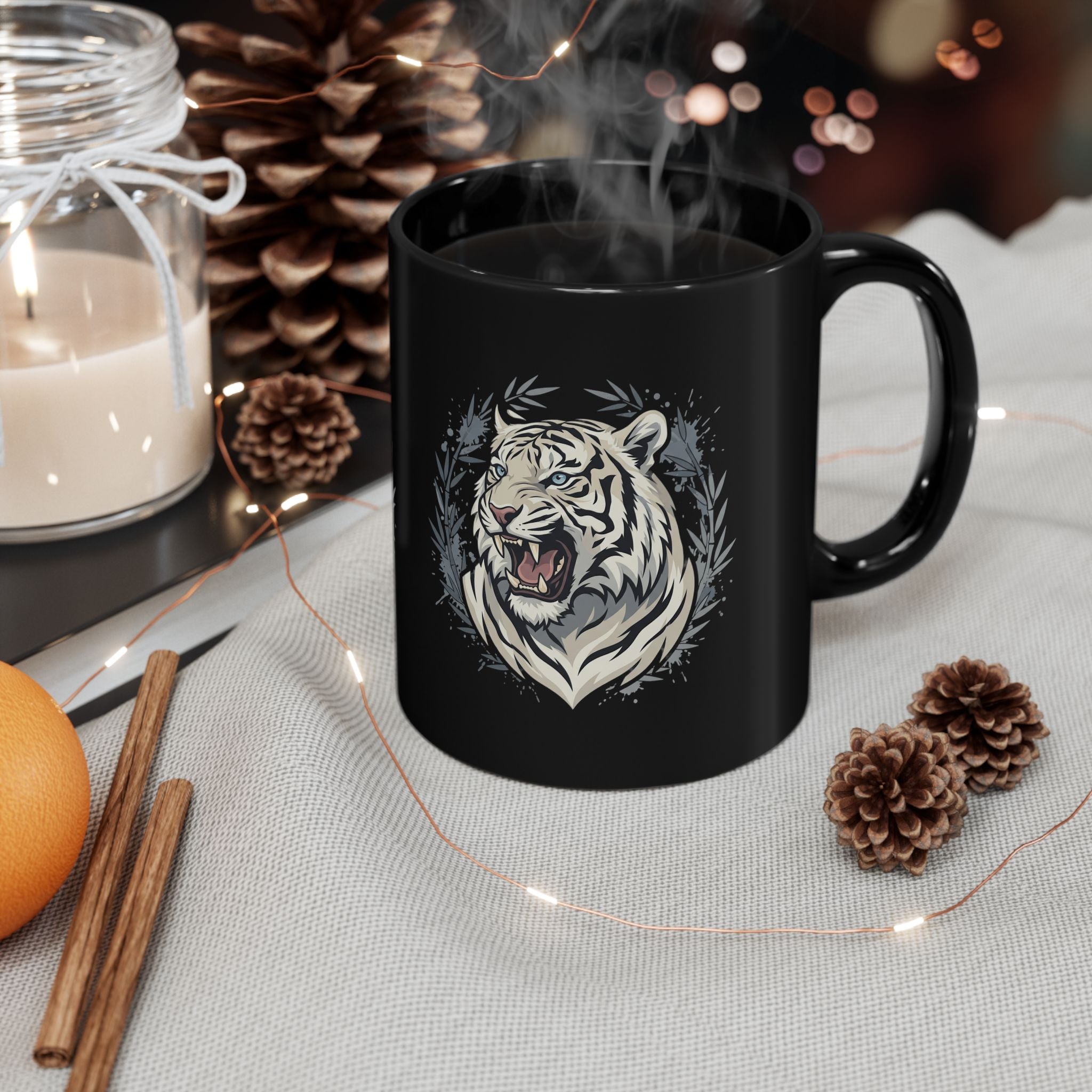 Black Ceramic Coffee Cup (11oz & 15oz)